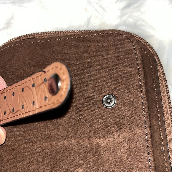 🆕 Justin Boots Jewelry Organizer Zipper Bag Pouch Travel - Picture 8 of 8